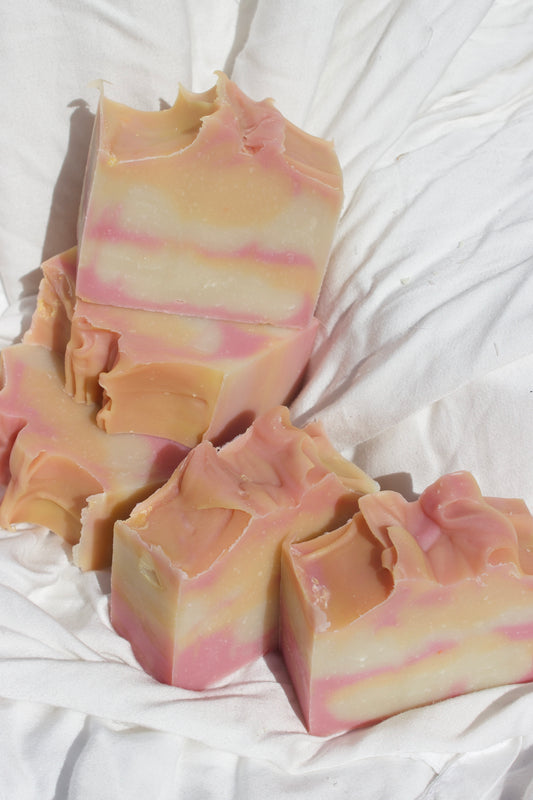 Peach Peony Sherbet Vegan Bastille Soap